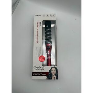 Vivitar Ceramic Spiral Curling Iron3/4" and 1 1/4" barrel